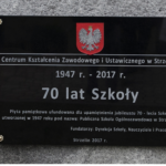 Jubileusz 70-lecia szkoły – Centrum Kształcenia Zawodowego i Ustawicznego w Strzelinie.